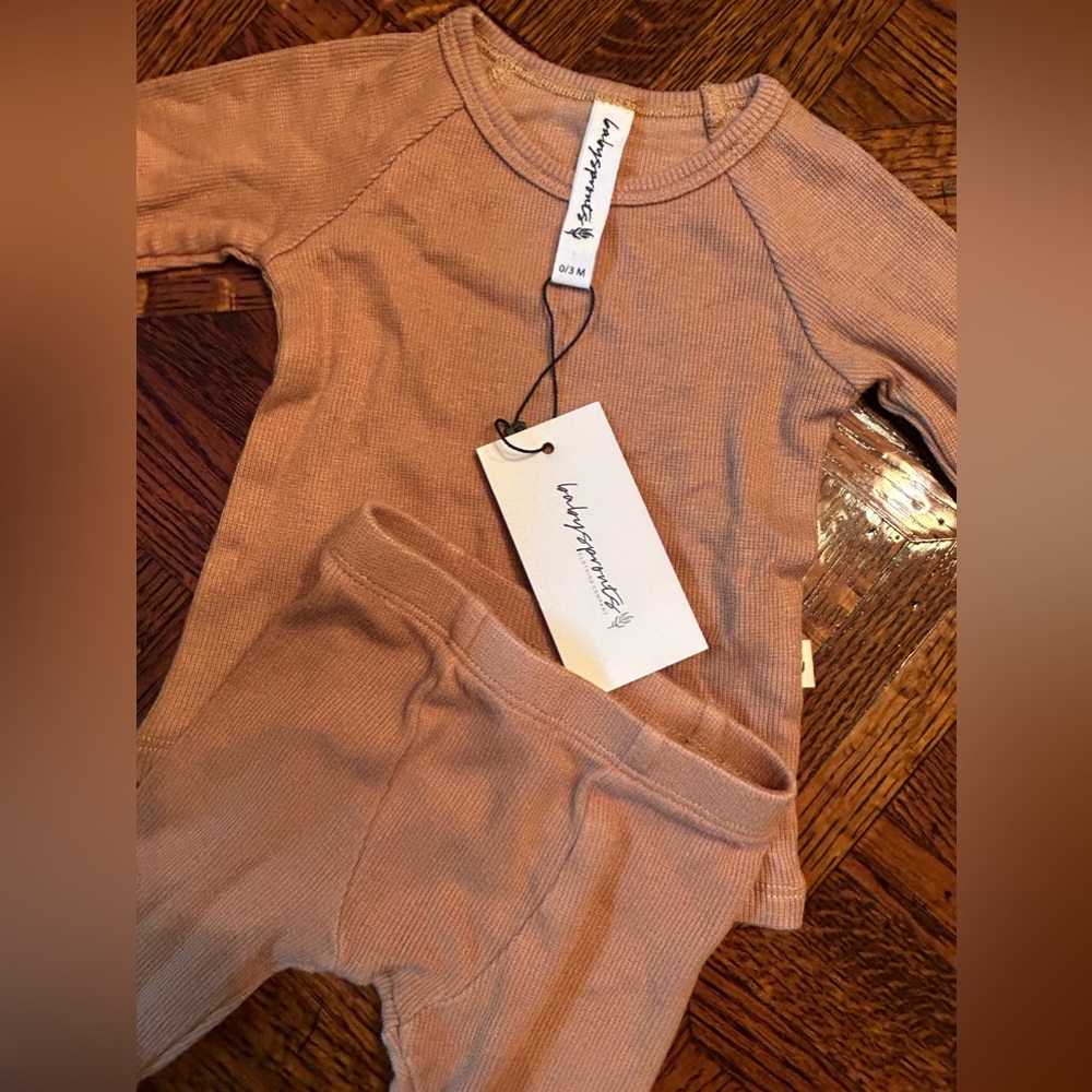 Babysprouts Brown Top and Pants Outfit
